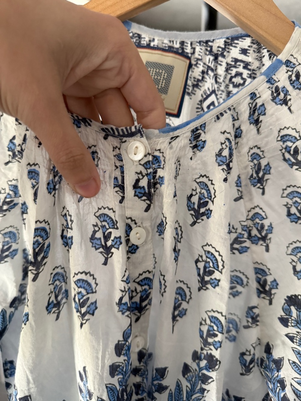 Alicia Bell Silk Cotton Blend Top - Picture 4 of 8